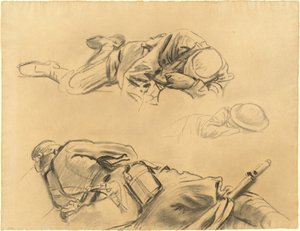 Studies for "Gassed" by John Singer Sargent