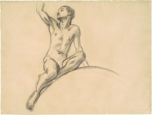 Study for Figure Above Music, 1919-1920 by John Singer Sargent