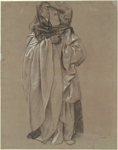 Study of Ezekiel for Frieze of Prophets by John Singer Sargent