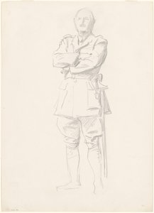 Study of General Louis Botha for "General Officers of World War I" by John Singer Sargent
