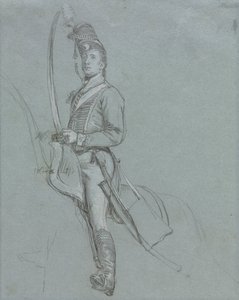 A Hussar Officer on Horseback by John Singleton Copley