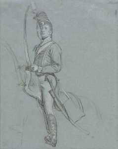 A Hussar Officer on Horseback by John Singleton Copley
