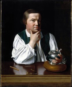 Portrait of Paul Revere by John Singleton Copley