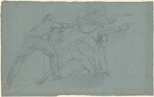 Study for "The Defeat of the Floating Batteries at Gibraltar" by John Singleton Copley
