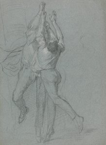 Study of Sailors Raising a Flag for the Victory of Lord Duncan by John Singleton Copley