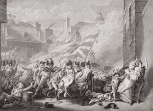 The Death of Major Peirson at St. Helier, Retaking Jersey from the French, 8 January 1781, from 