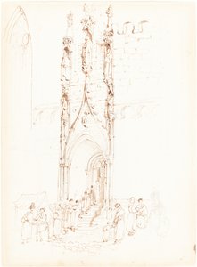 A Gothic Arch by John Skinner Prout