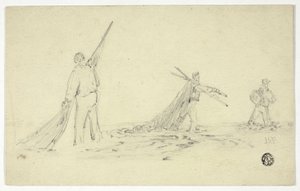 Men Carrying Nets