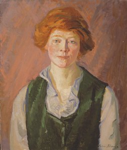 Green Vest (Jennie Doyle) 1914-15 by John French Sloan