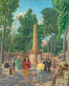 Monument in the Plaza, New York