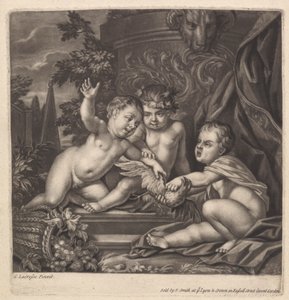 Children Fighting over a Bird by John Smith