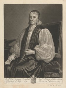 Reverend Edward Fowler, Lord Bishop of Gloucester by John Smith