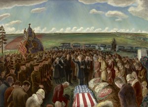 The Return of Private Davis from the Argonne by John Steuart Curry