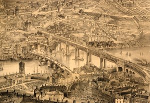 Newcastle upon Tyne in the Reign of Queen Victoria, 1864 by John Storey