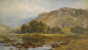 In the valley of the Lledr, North Wales