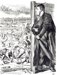 A Cartoon Depicting William Vernon Harcourt, Illustrated by John Tenniel by John Tenniel