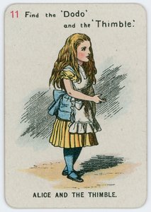 Alice and the Thimble by John Tenniel