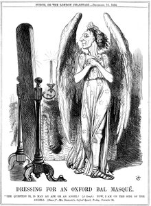 Benjamin Disraeli, British Conservative, Cartoon from Punch, 1864 by John Tenniel
