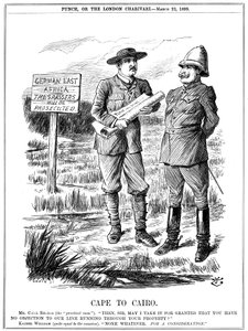 Cape to Cairo by John Tenniel