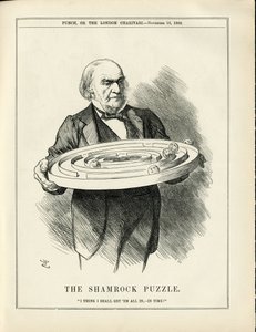 Illustration of John Tenniel in Punch by John Tenniel