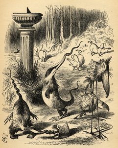 The Slithy Toves by John Tenniel