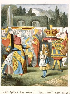 The Angry Queen. The Queen of Hearts. by John Tenniel
