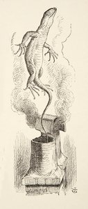 There Goes Bill!, from Alice’s Adventures in Wonderland by Lewis Carroll (1832-98), Pub. 1891