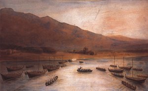 British Troops Landing at Ras Al Khaimah 1809 by John Thirtle