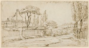 At the End of Chenies St, Bedford Square, 20 July 1793 by John Thomas Serres