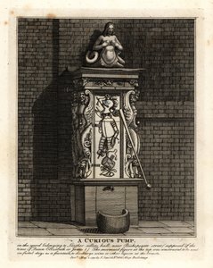 A curious pump in the yard of Leathersellers’ Hall, Bishopsgate Street, London