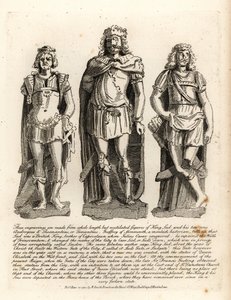 British King Lud and His Sons Angrogeus and Theomantius