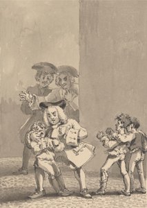 Hogarth Having Been Followed by Barry and a Friend was Caught Backing a Boy to Fight Purposely to Catch His Fearful Countenance