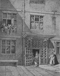 Inside View of the Poultry Compter, City of London, 1813 by John Thomas Smith