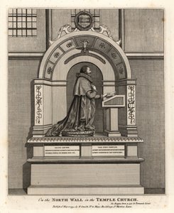 Monument to Lawyer Richard Martin in the Temple Church
