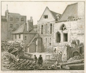 North east views of the old House of Lords and Prince