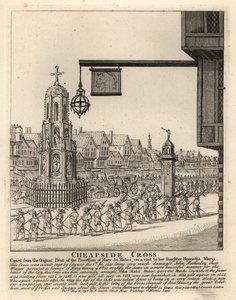 Procession of Mary de Medici to visit her daughter Henrietta Maria, wife of King Charles I by John Thomas Smith