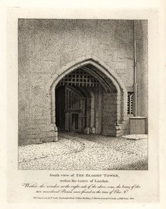 South View of the Bloody Tower within the Tower of London