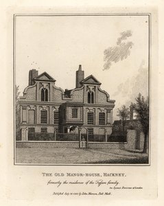 The Old Manor House, Hackney, formerly the residence of the Tyssen family by John Thomas Smith