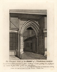 The Principal Gate of the Priory of St Bartholomew, Smithfield