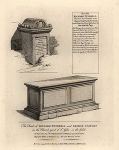 Tombs of Royalist Richard Penderel by John Thomas Smith