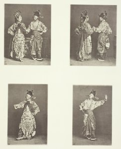 Actors, Ancient Marriage Costume, Ancient Costumes by John Thomson