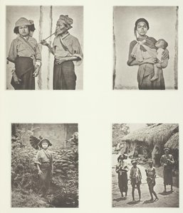Pepohoan Women, Mode of Carrying Child, Costume of Baksa Women, Lakoli, c. 1868 by John Thomson