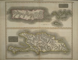 Porto Rico and Virgin Isles: Haiti, Hispaniola or St. Domingo, 1817 by John Thomson