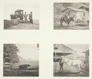 The Sedan, A Military Officer, The Plough, A North China Pony by John Thomson