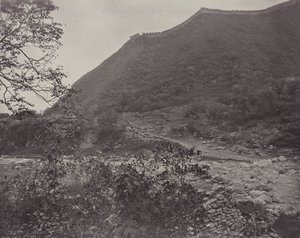 View of the Great Wall, China, c. 1871