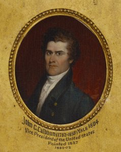 John Caldwell Calhoun (1782–1850), B. A. 1804, LL.D. 1822 by John Trumbull