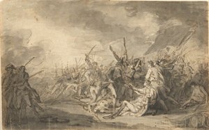 Study for The Death of General Warren at the Battle of Bunker