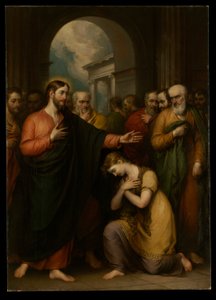 The Woman Taken in Adultery by John Trumbull