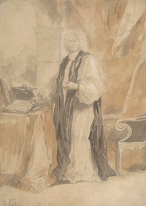 Portrait Study of a Divine by John Vanderbank