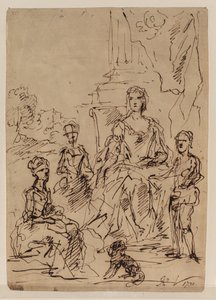 Sketch for a Family Portrait Group